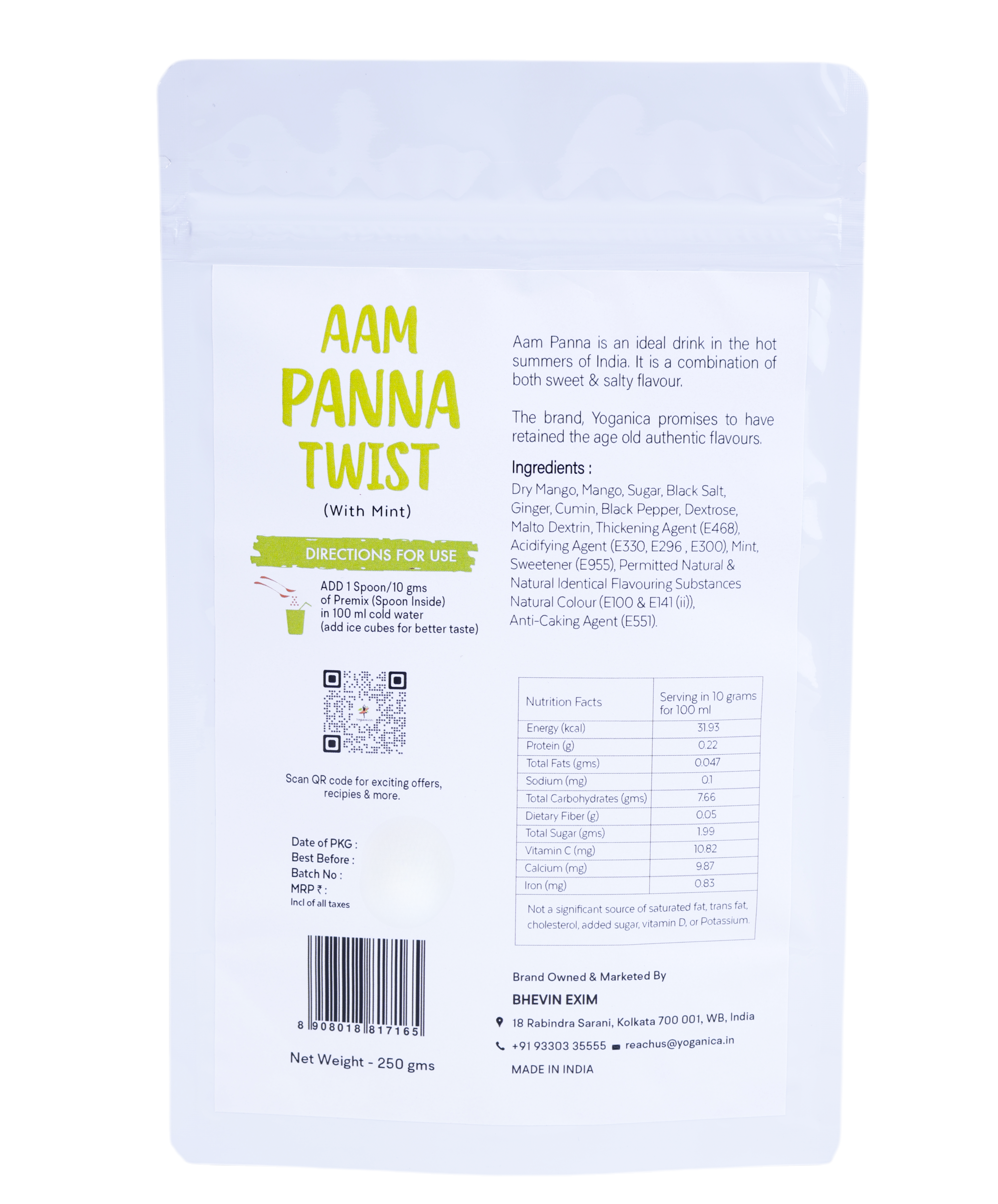 Aam Panna Twist (With Mint): A Tangy Summer Cooler