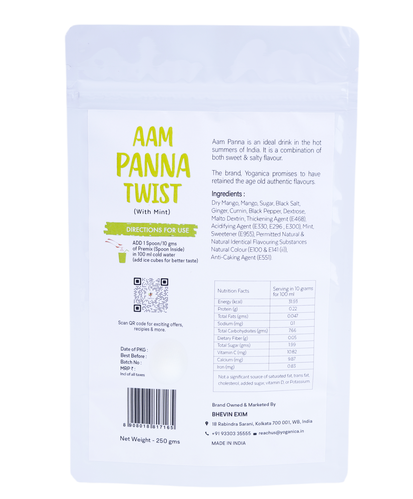 Aam Panna Twist (With Mint): A Tangy Summer Cooler