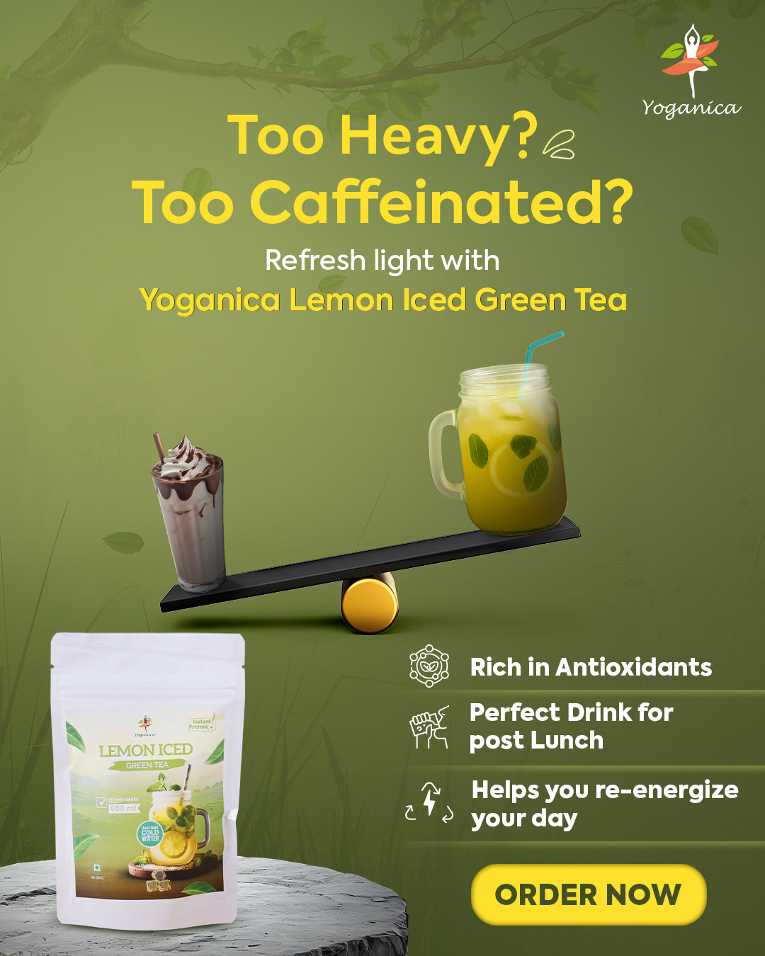 Lemon Iced Green Tea – A Detox in Every Sip