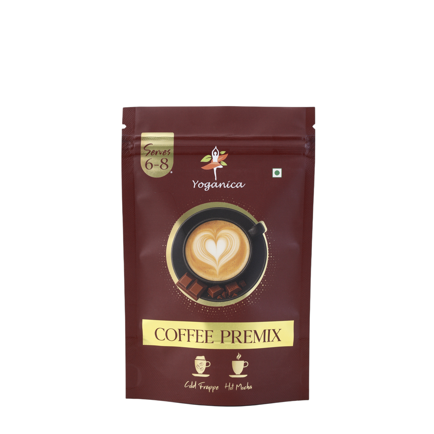 Instant Mocha Coffee Powder (120g x 2 Pack) | Rich Mocha Flavour | Café-Style Instant Coffee for Hot & Cold Brew | Ready in Seconds