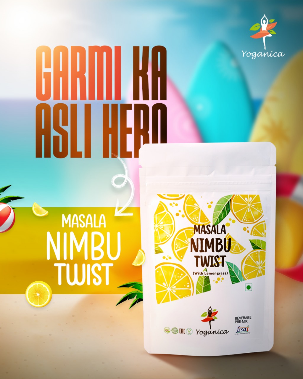 Masala Nimbu Twist Premix – 25 Cups