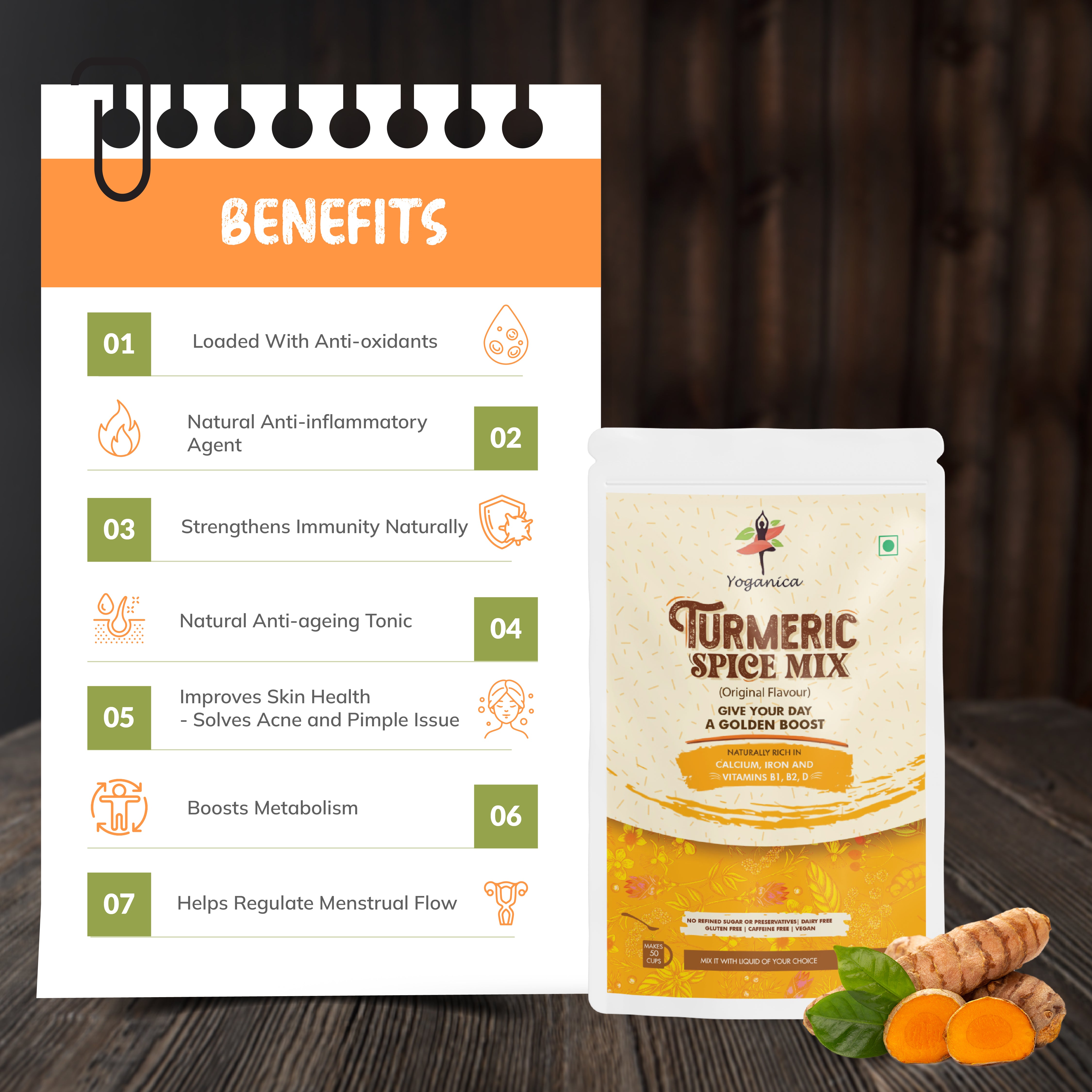 Instant Turmeric Latte Mix – 150g