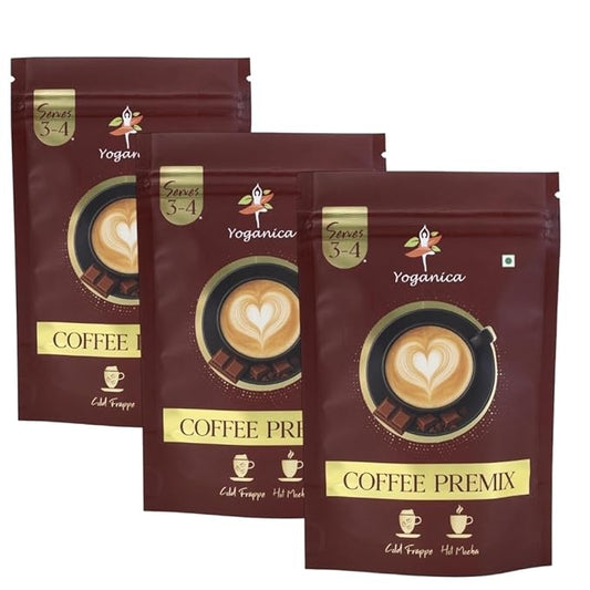 Instant Mocha Coffee Powder (60g x 3 Pack) | Rich Mocha Flavour | Café-Style Instant Coffee for Hot & Cold Brew | Ready in Seconds