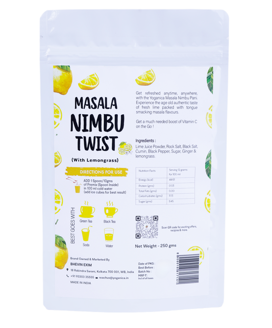 Masala Nimbu Twist– A Zesty Energy Booster