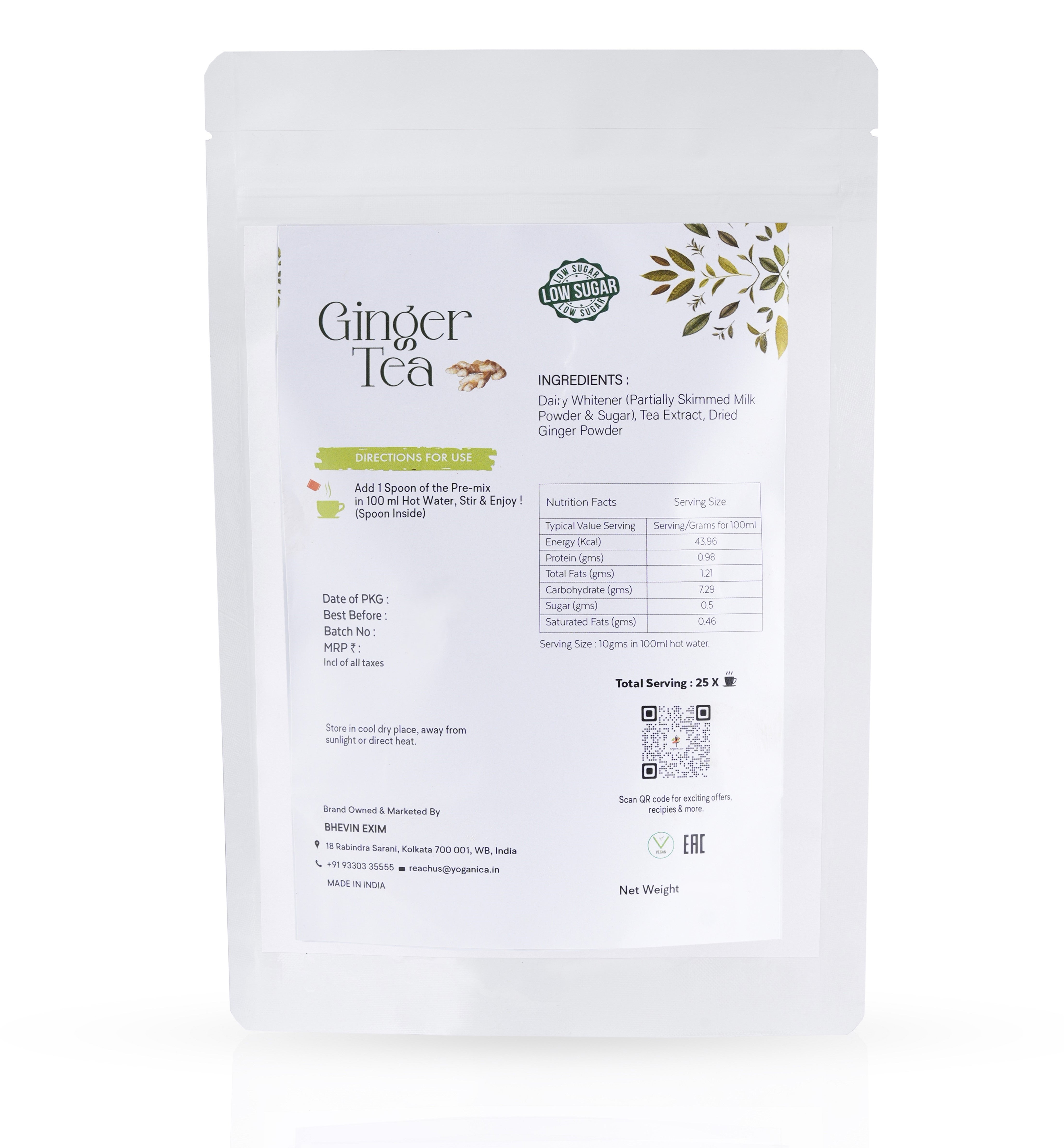 Ginger Tea – The Ultimate Comfort Drink 250 g