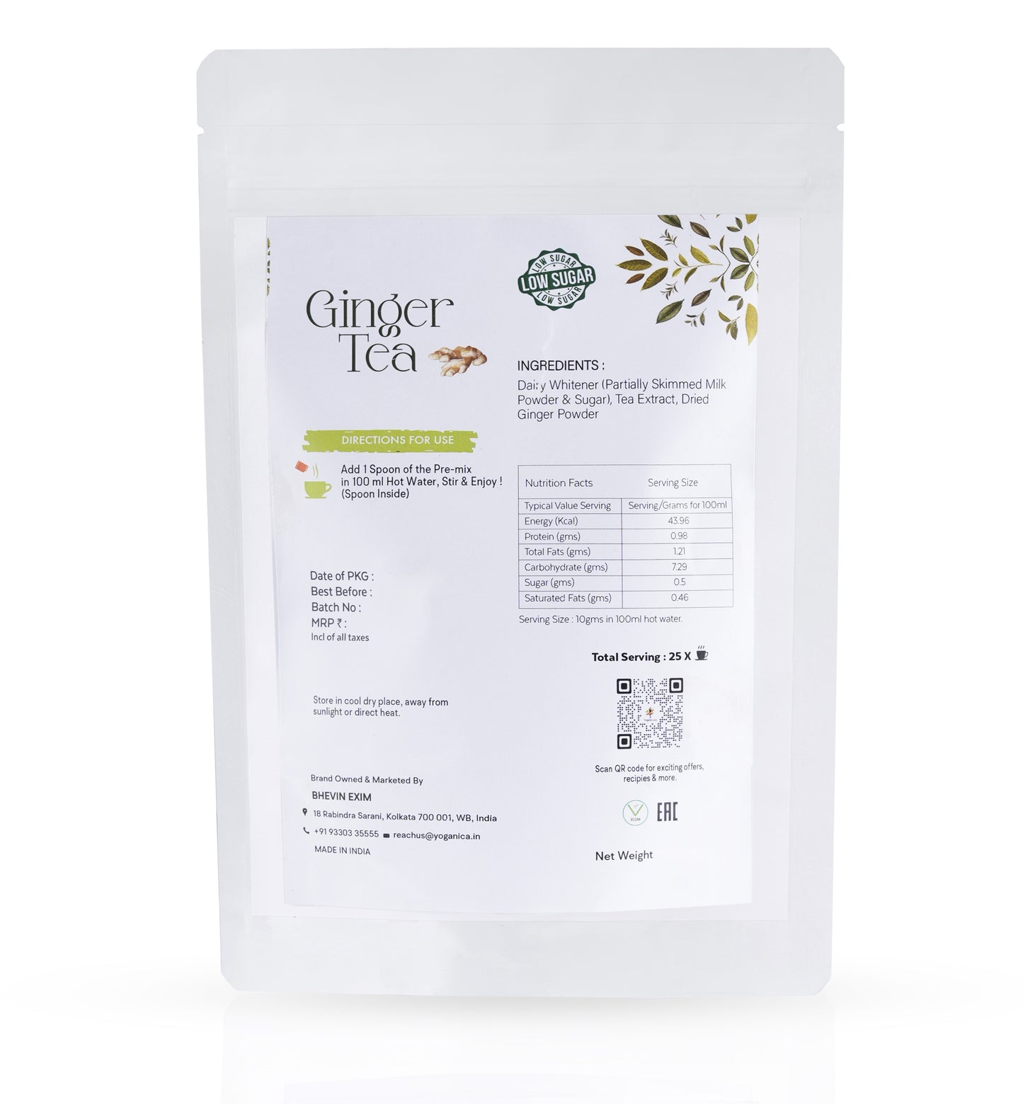 Ginger Tea – The Ultimate Comfort Drink 250 g